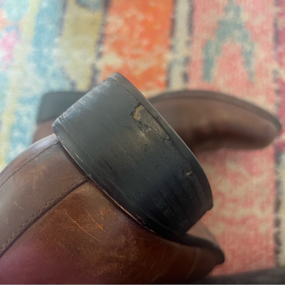 ARIAT - Women's Western Leather Buckle Strap Ankle Boots SIZE 9 - Picture 8 of 10